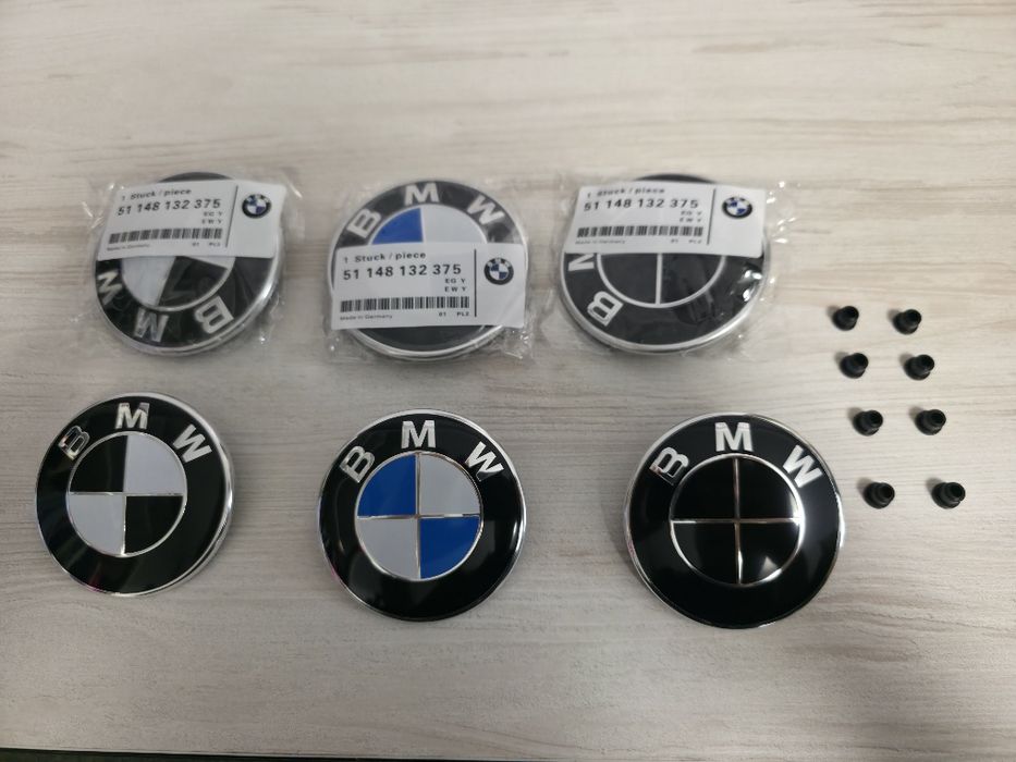 Emblema BMW capota si portbagaj 82 si 74 mm