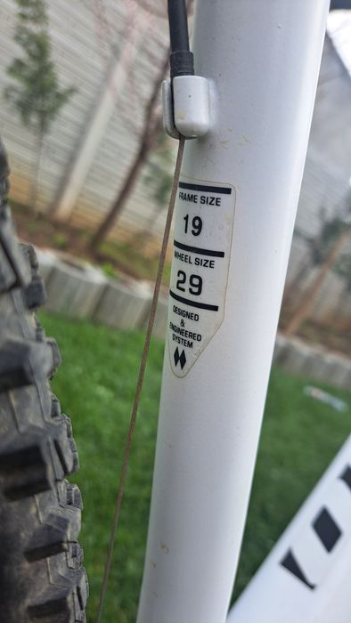 Bicicletă Omega albă NOUĂ
