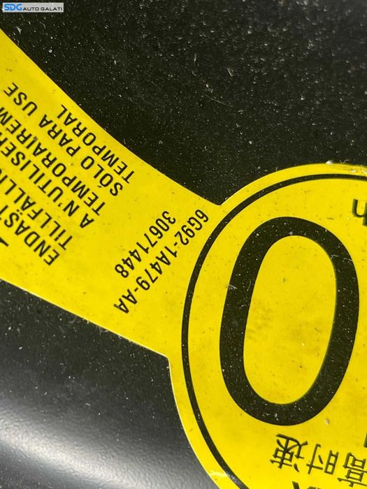 Janta Roata Rezerva Slim Tabla T 125 90 16 R16 Ford C-Max 2004 - 2010 Cod 6G92-1A479-AA [M9976]