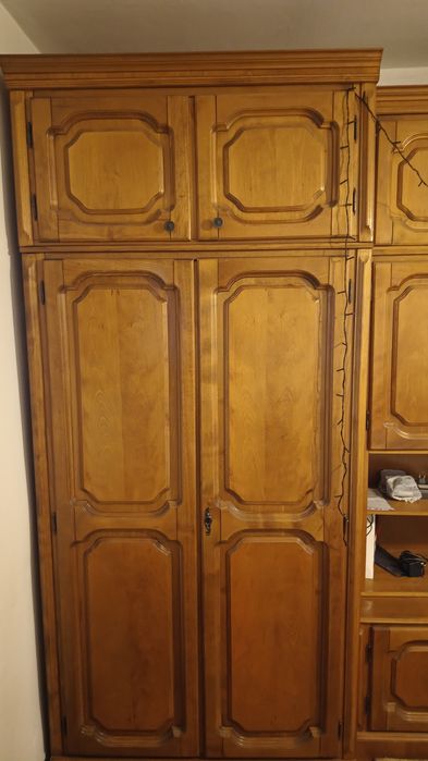 Mobilă lemn masiv sufragerie + dormitor