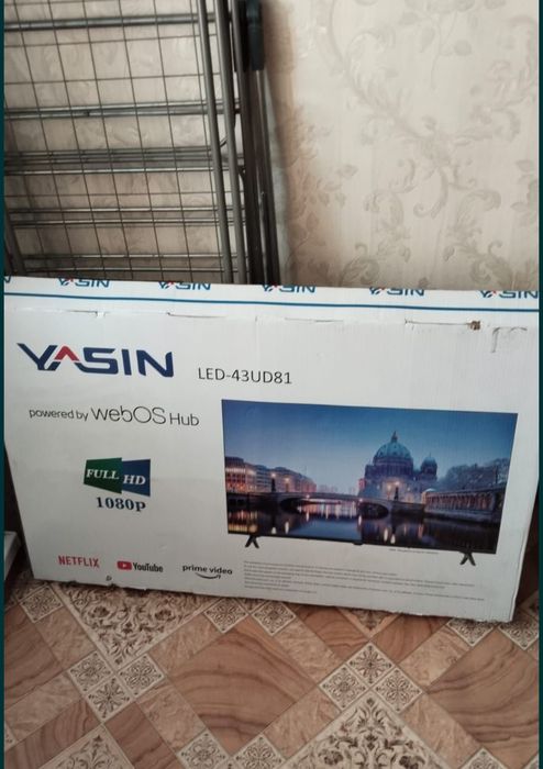 Yasin 110 см smart tv телевизор