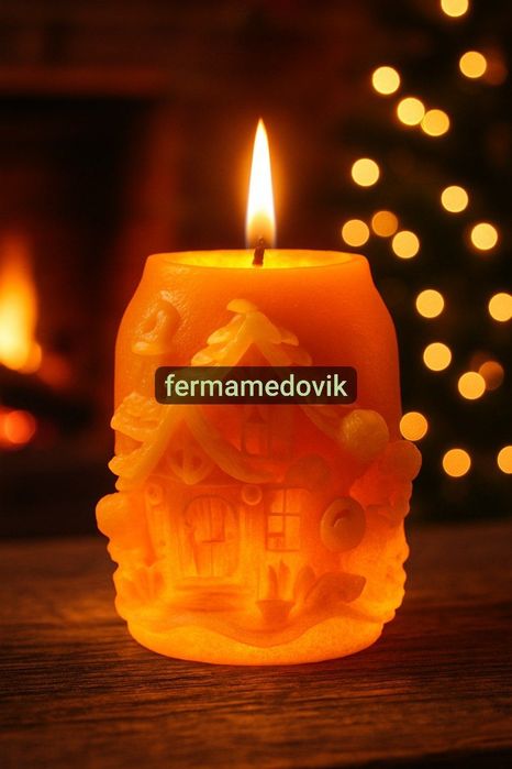 Свечи восковые декоративные