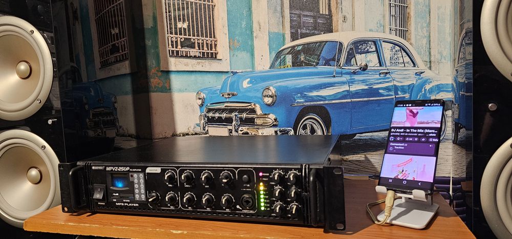 Omnitronic MPVZ 250P - public adress radioficare statie amplificator