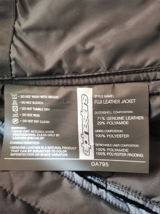 Ново кожено яке за мотор Alpinestars Fuji Airflow