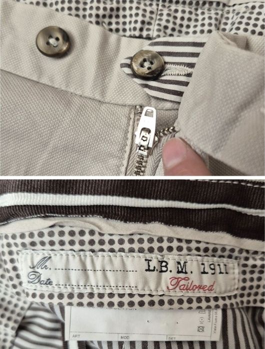 Pantaloni  chino de lux  L.B.M. 1911, Tailored Fit, Bărbați - 50