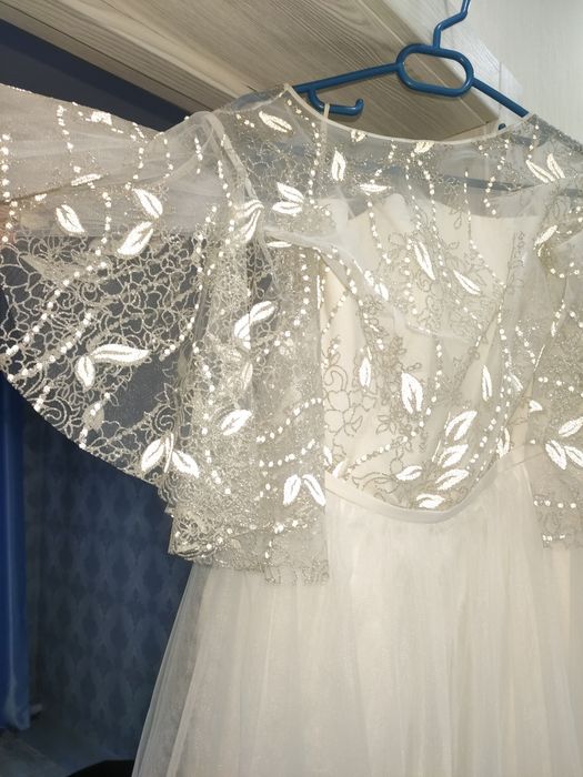 38 тыс тг Свадебное платье счастливое!!!