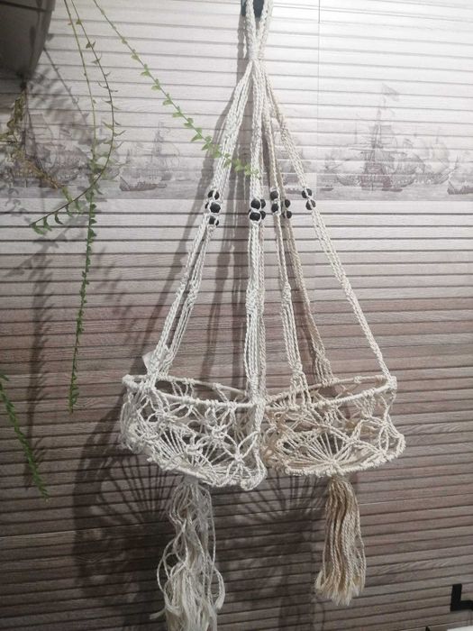 Suport flori suspendabil bumbac