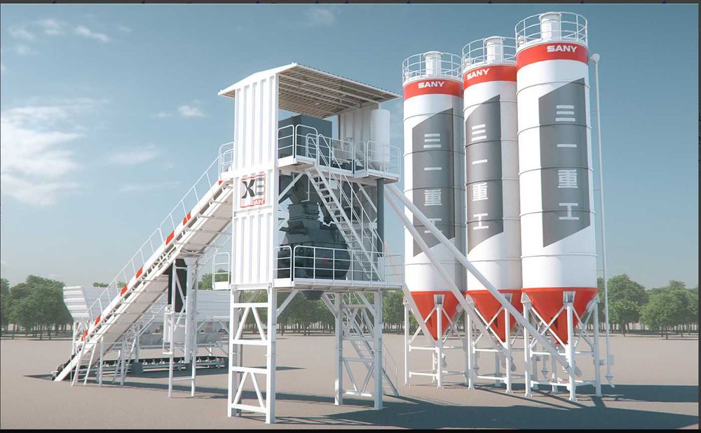 Бетонный завод SANY HZS90X8 (БСУ)