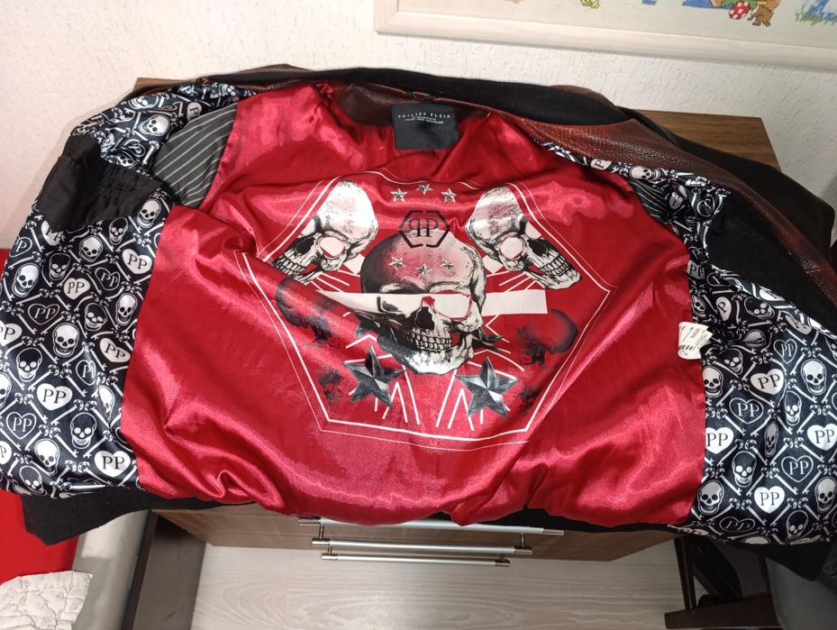 Кожено яке модел размер L