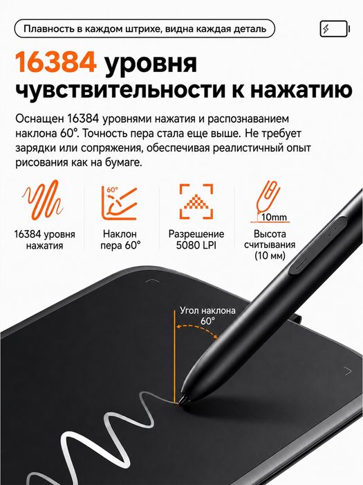 Графический планшет ugee m908