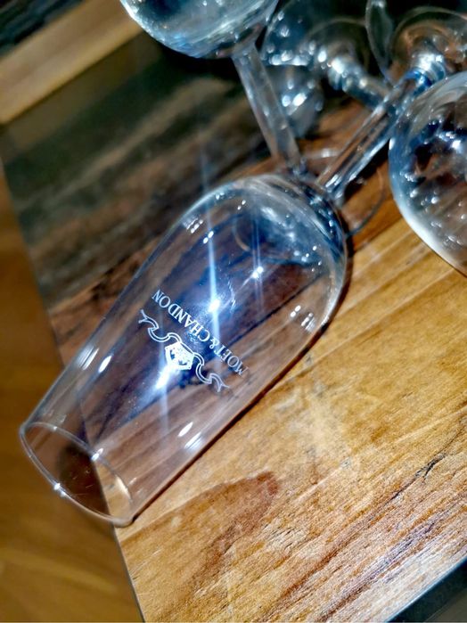 Кристални чаши шампанско брандирани тъй наречени флютс 4 бр. Flutes