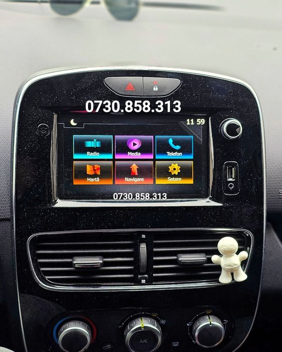 Funcții Renault Clio 4 activare camera marșarier + montaj , harta navi