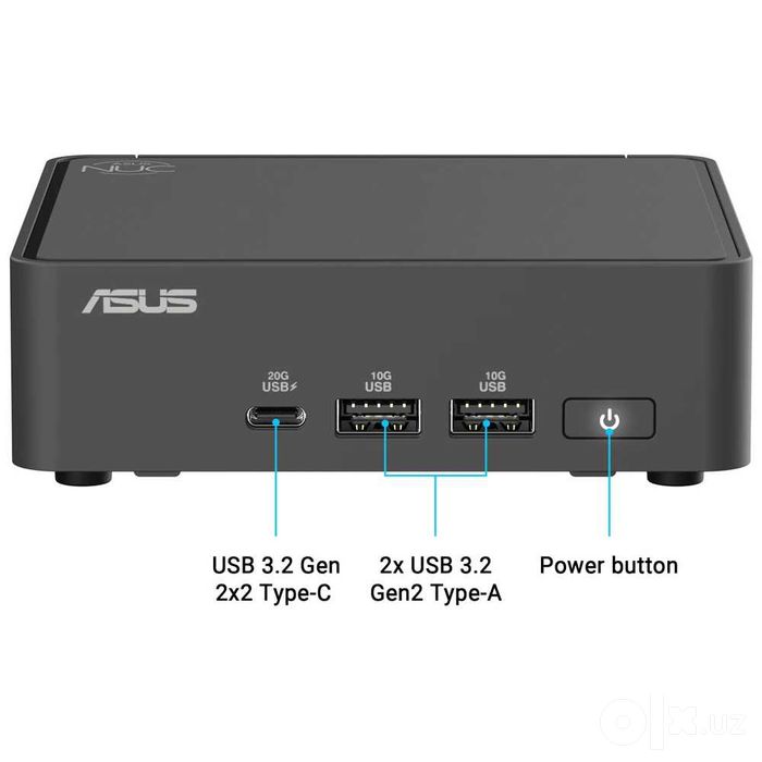Mini PC Мини Пк ASUS NUC 15 Pro Slim Core 3 100U Без ОЗУ Без SSD