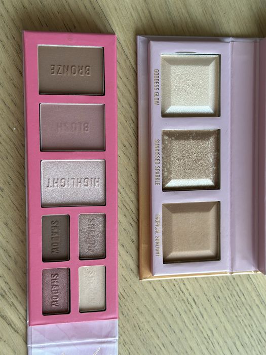 Set machiaj complet – palete Essence + Douglas + farduri lichide Lamel