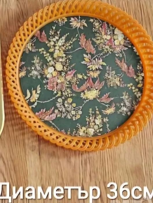 Плетена  кошница дебела пластмаса