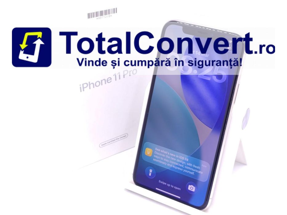 Apple iPhone 11 Pro 256GB matte silver 4GB, Garantie 24 luni | #D90712