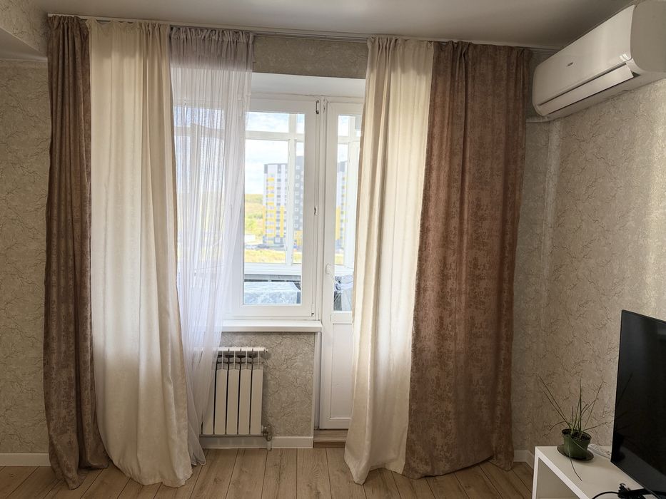 Комплект штор с тюлью