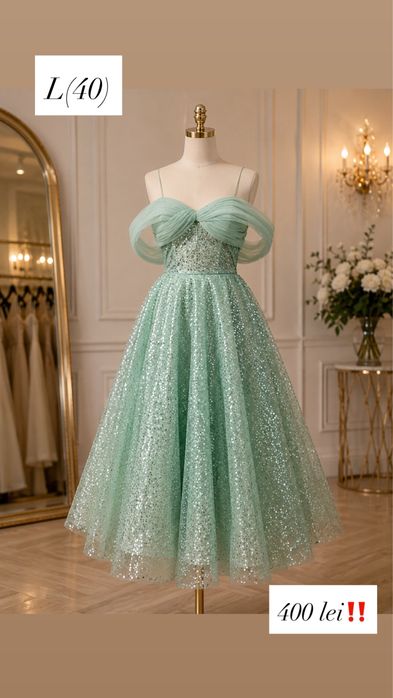 Rochie eleganta cu paiete