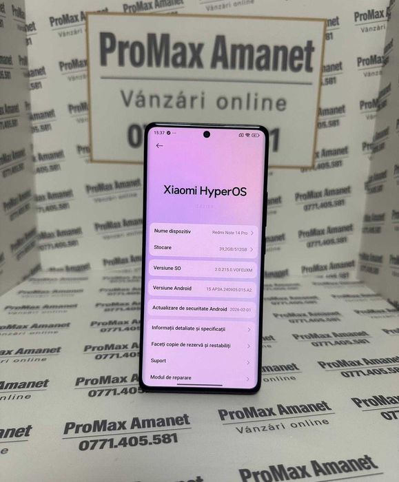 Xiaomi Redmi Note 14 PRO 12gb/512gb ProMax Amanet