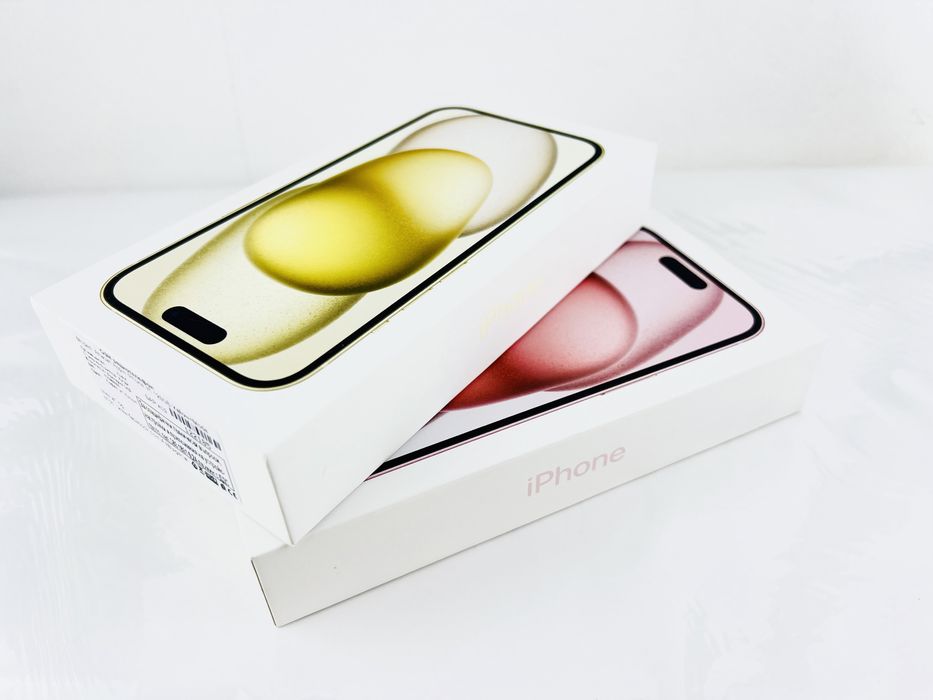 НОВ! Apple iPhone 15 128GB Yellow / Green / Pink Гаранция!