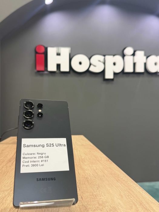 Samsung S25 Ultra Titanium Black 256GB 100% Baterie #151