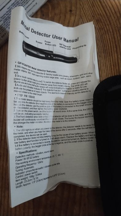 Металлоискатель  компактный