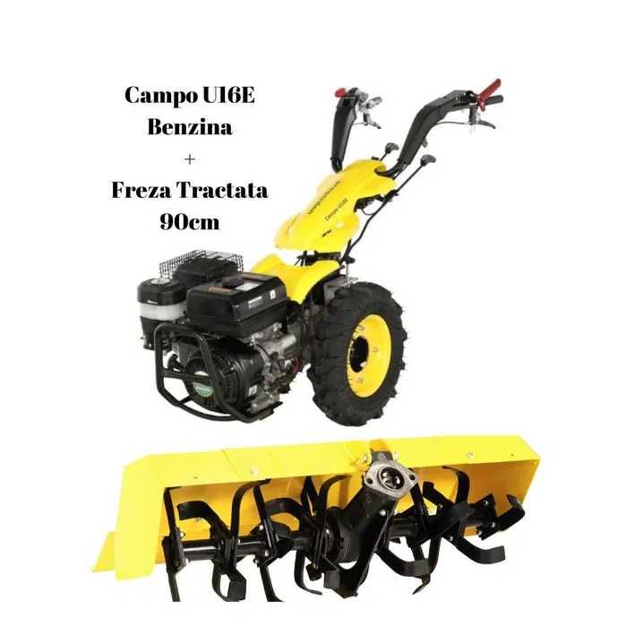 Motocultor ProGarden CampoU16E 14CP Reductor Freza tractata Ft90 900mm