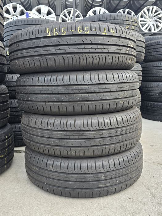 8 Броя Гуми 165/65/14 Continental 7mm КАТО НОВИ