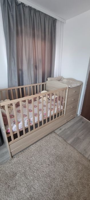 Pătut bebe cu saltea