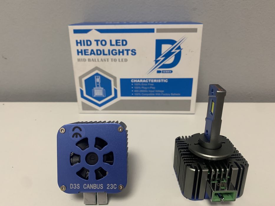Bec LED D1S, D3S CANBUS Fara Eroare  10000LM 6500K