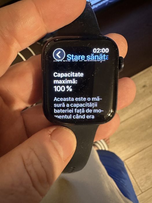 Apple wach se 2024 gps 44 mm  baterie 100% putin folosit