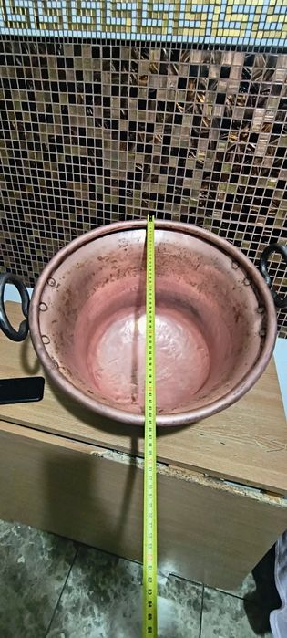 Cană cupru  pur vechi