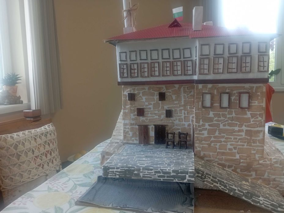 Макет на Кордопуловата къща в Мелник