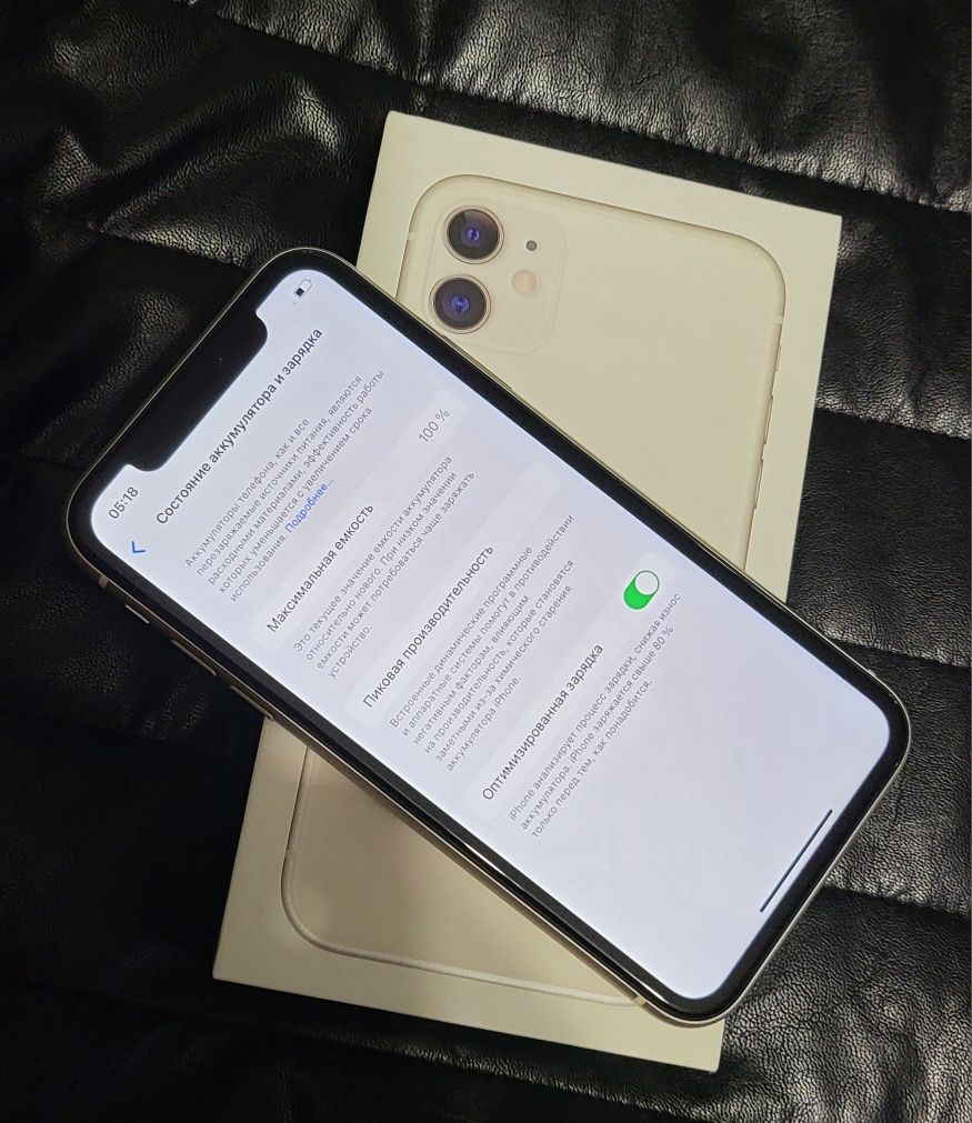 Iphone 11 128gb White 100%: 140 000 тг. - Мобильные телефоны / смартфоны  Петропавловск на Olx