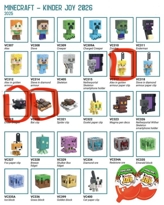 Kinder Joy Minecraft