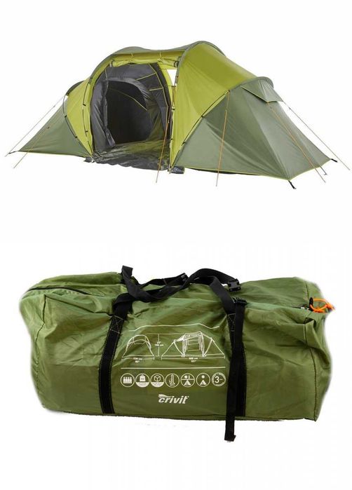 Голяма палатка със затъмнение за 4 души - Нова