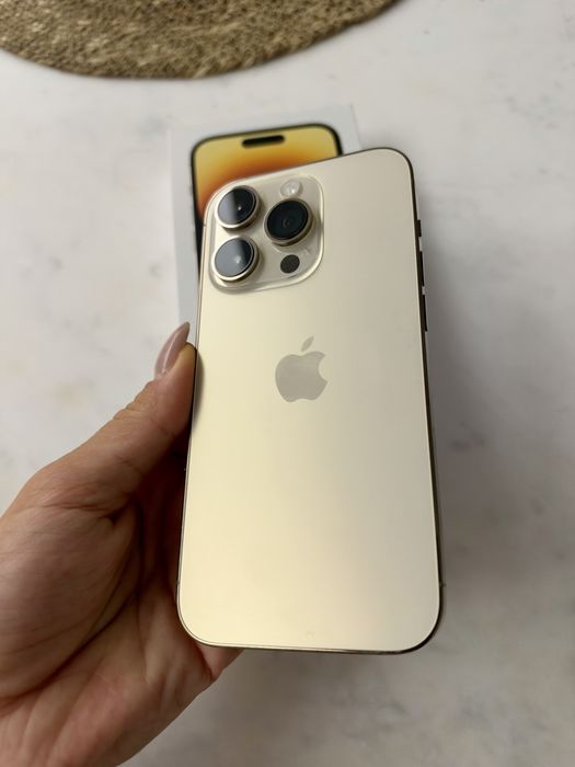 iPhone 14 Pro 256GB Gold – Unic proprietar, full box, fără defecte