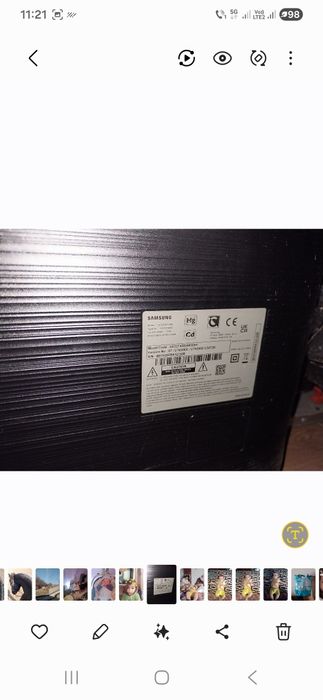 Smart TV Led Samsung ecran spart, pentru piese