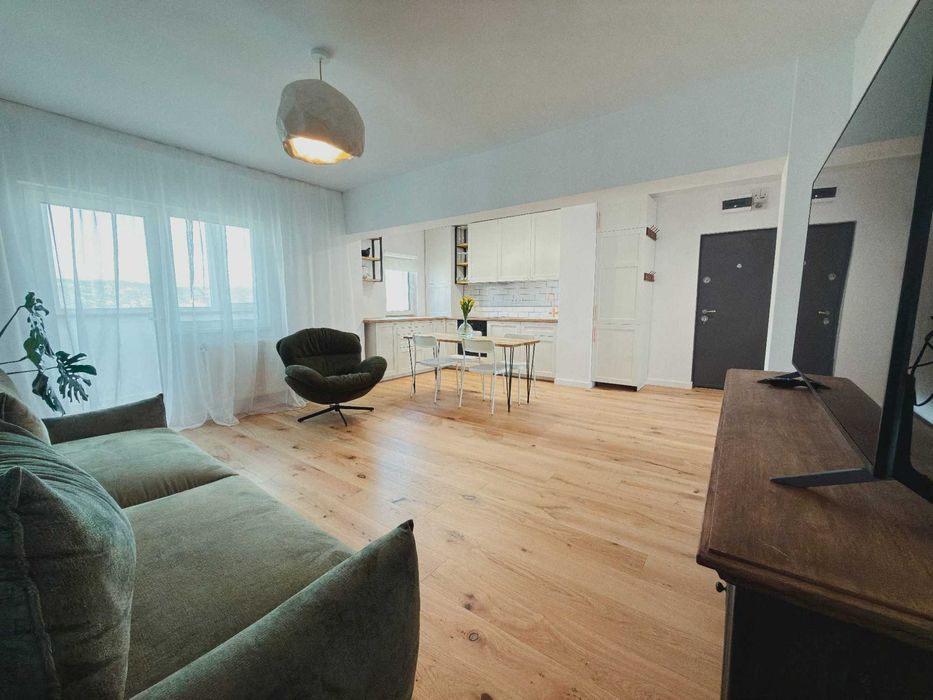 Proprietar, vand apartament 3 camere, 65 mp utili + 5mp balcon, complet renovat si mobilat – Manastur, Calea Floresti.