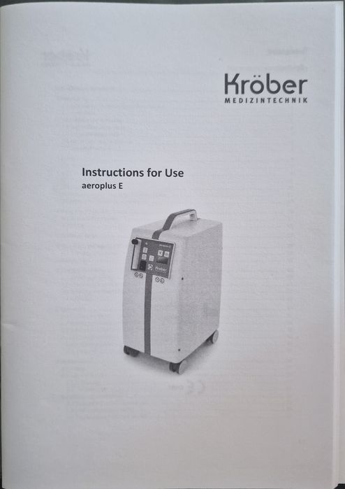 Кислороден Концентратор Кробер Aeroplus E
