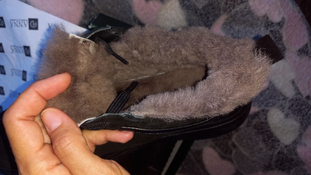 Новые натуральные зимние ботинки