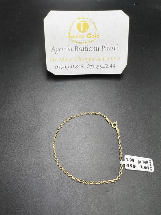 Bratara aur 14k 1,08gr  lungime 18 cm cod 21549