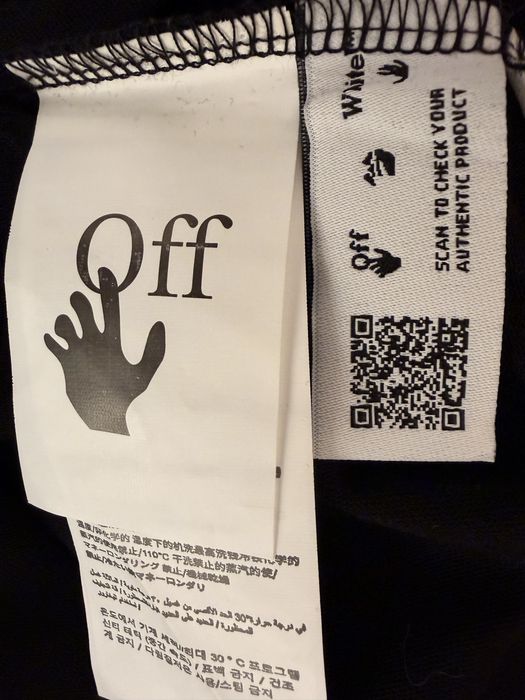 Tricou Off-White negru L