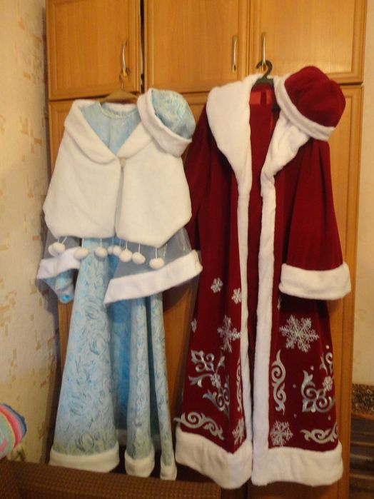 Прокат Новогодних костюмов Деда Мороза и Снегурочки ДЕТСКИЕ персонажи