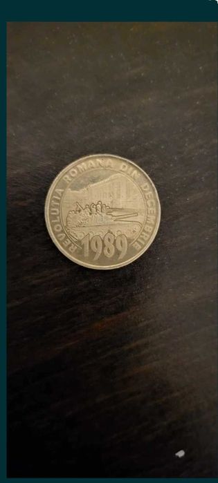 Moneda din 1989 decembrie ..revolutia România decembrie