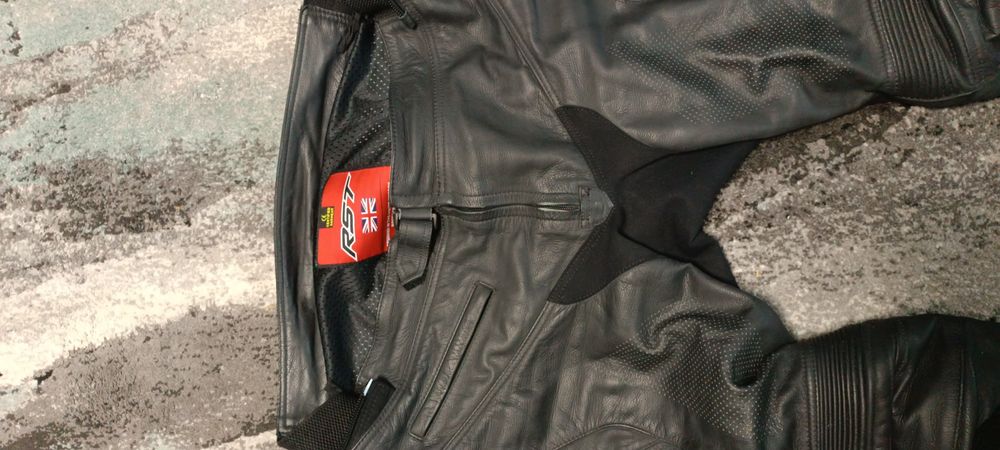 Кожен мото панталон RST