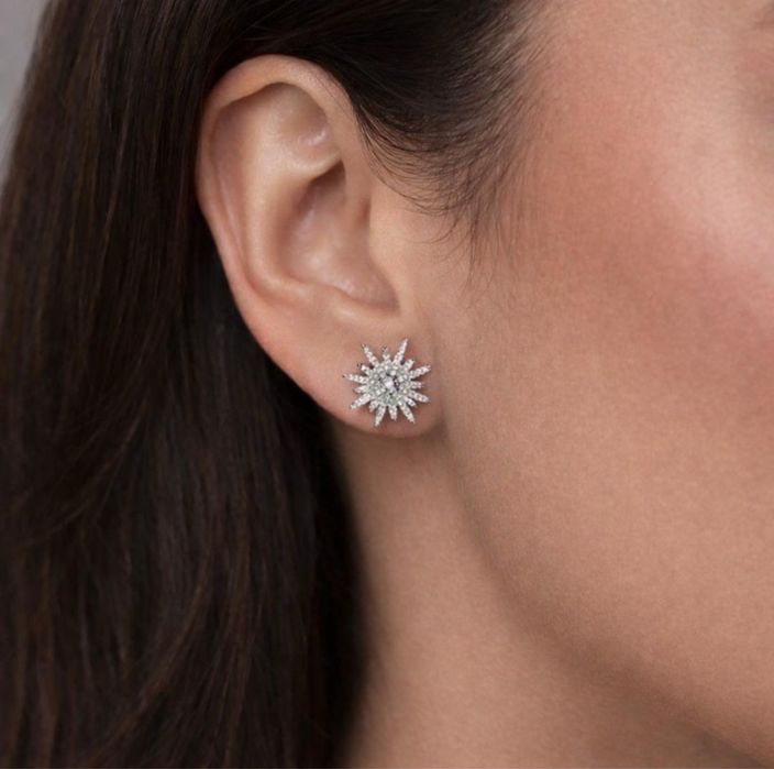 Серьги серебро 925 пробы