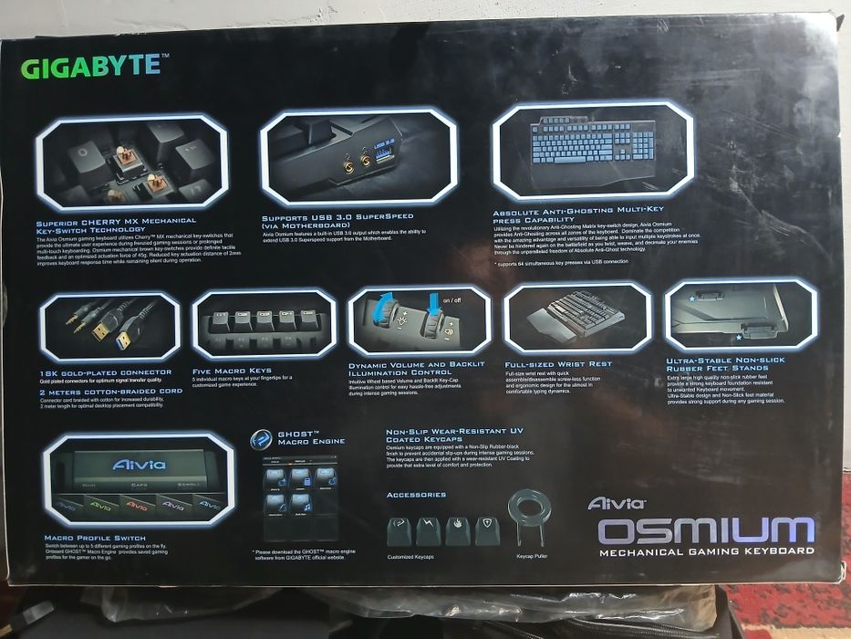 Клавиатура механическая OSMIUM от Gigabyte