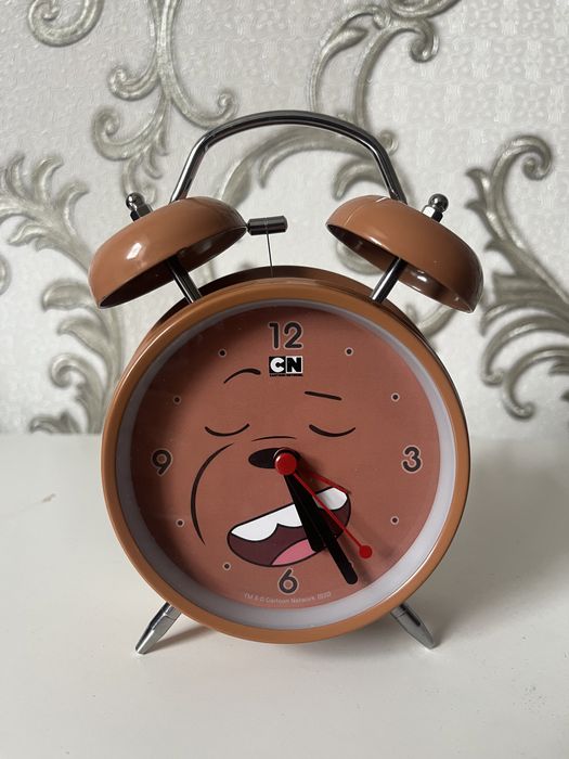 MINISO будильник We Bare Bears (Grizz) ретро, идеальное состояние