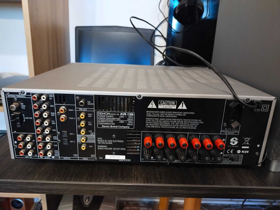 Receiver A/V surround DENON AVR-1306 + Subwoofer Activ Denon DSW-56